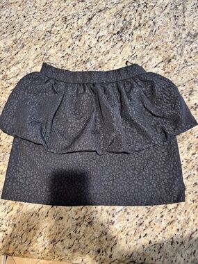 Peplum Mini Skirt